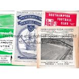 LUTON TOWN Thirty three away programmes from 1950/1 to 1962/3, including 1950/1 Doncaster, 1953/4