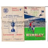 F.A. AMATEUR CUP FINALS Two programmes: Leytonstone v Barnet 1948 at Chelsea, slightly creased and
