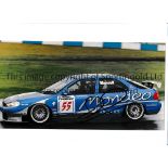 NIGEL MANSELL AUTOGRAPHS Two signed colour photos of Mansell in Ford colours. Good