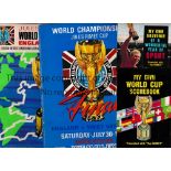 1966 WORLD CUP A small miscellany including a Final programme, England v West Germany with team