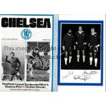 GEORGE BEST Programme for the Peter Osgood Testimonial 24/11/1975 at Chelsea in which Best played,