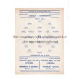 CHELSEA Programme for the home FL South Regional League match v Southampton 17/2/1940, pencil