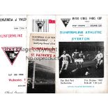 DUNFERMLINE Four home programmes in European competition v St. Patrick's Ath. 61/2, score on the