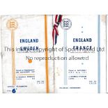 ENGLAND AT ARSENAL F.C. VIP issue official programme for the home match v France 3/5/1947,