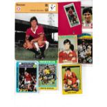 MARTIN BUCHAN AUTOGRAPHS Eight signed cards: Syndication International, Topps 1978 No. 300, Topps