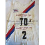 WORLD STUDENT GAMES 1961 / BULGARIA Athlete competitor metal badge and ribbon and running vest for