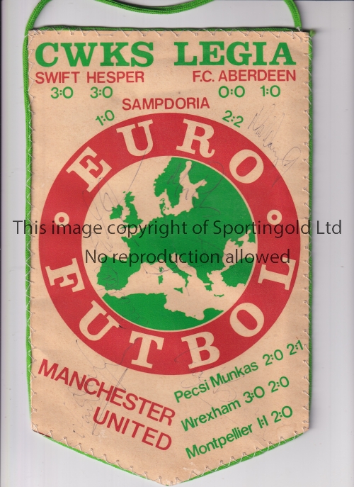 LEGIA WARSZAWA VARSOVIE fanion wimpel pennant football ancien annees 80-90 LEGIA WARSZAWA VARSOVIE fanion wimpel pennant football ancien annees 80-90