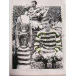 BILLY McNEILL Autographed 16 x 12 montage-edition of images relating to the legendary Celtic