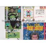 PETER SHILTON / AUTOGRAPHS Miscellany including a softback book, Shilton In Goal, International