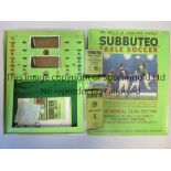SUBBUTEO Complete boxed set of Club Edition 1969/70 with 22 players, 2 goals, 2 footballs and
