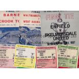 FA AMATEUR CUP FINALS Nineteen programmes for the finals at Wembley: 1951 folds, 1952 one loose