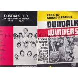 DUNDALK Two p[publications: 1966-67 Shield and League Winners and Golden Jubilee Yearbook 1926 -
