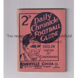 DAILY CHRONICLE FOOTBALL GUIDE 1923-24 Annual 96 pages. Good