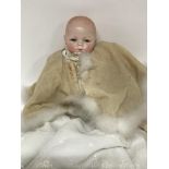 A bisque german doll - NO RESERVE