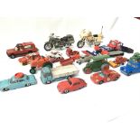 A Collection of Playworn Die-Cast including Dinky.