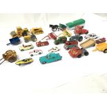 A Collection of Playworn Die-Cast including Dinky.