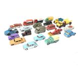 A Collection of Playworn Die-Cast including Dinky.