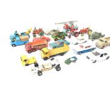 A Collection of Playworn Die-Cast including Dinky.