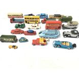 Collection of Playworn Vehicles including Corgi an