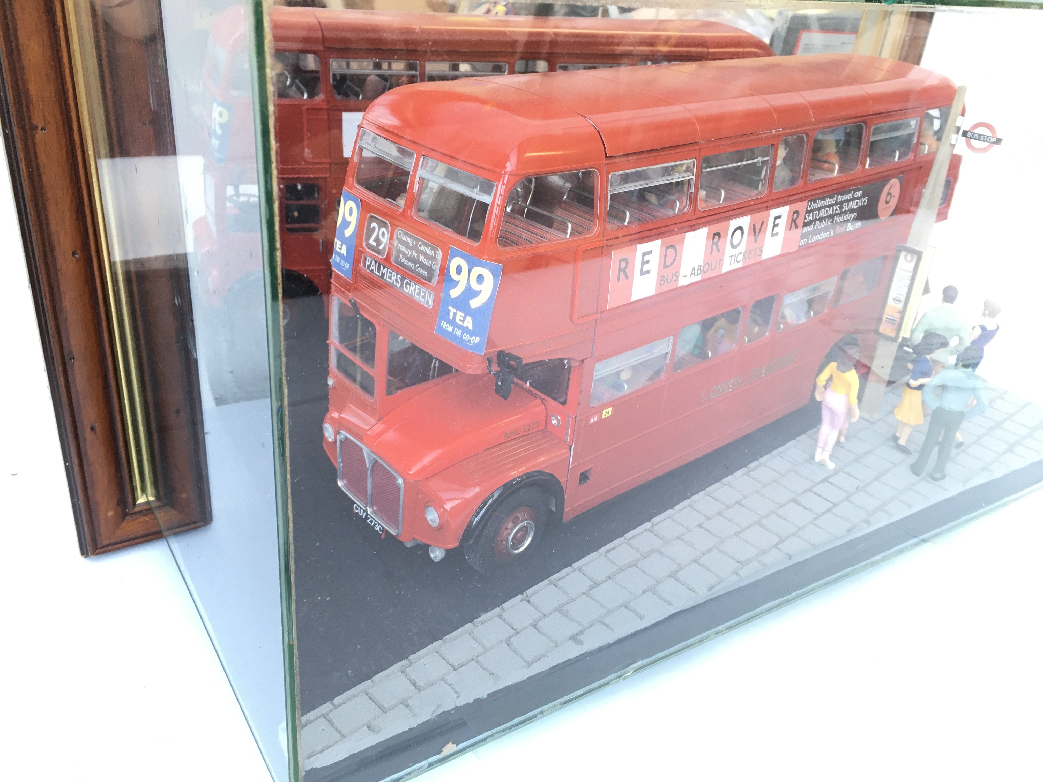 Revell model kit of London route master in wall mo - Image 2 of 3