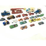 A Collection of Playworn Die-Cast including Dinky.