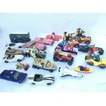 A Collection of Playworn Die-Cast including James