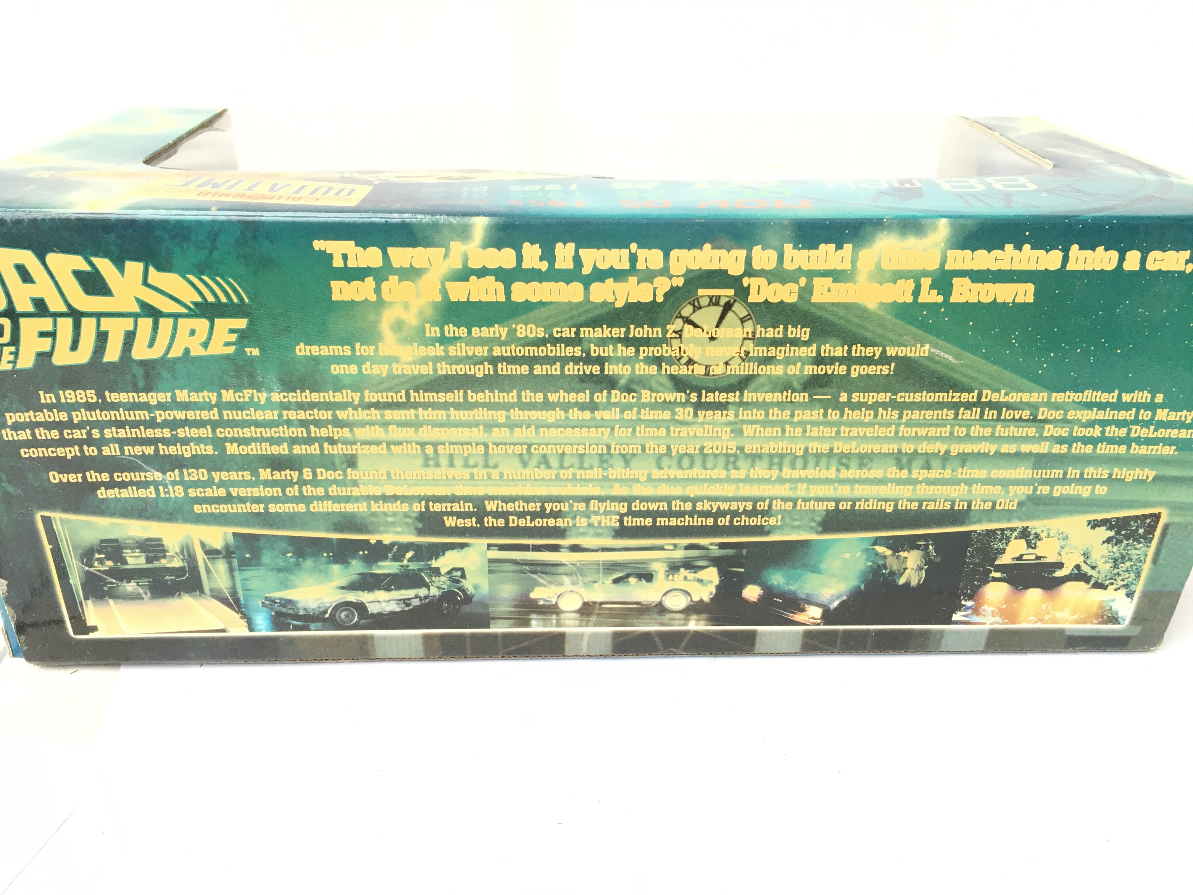 A Boxed Sun Star Die Cast Back to The Future Time - Image 3 of 3