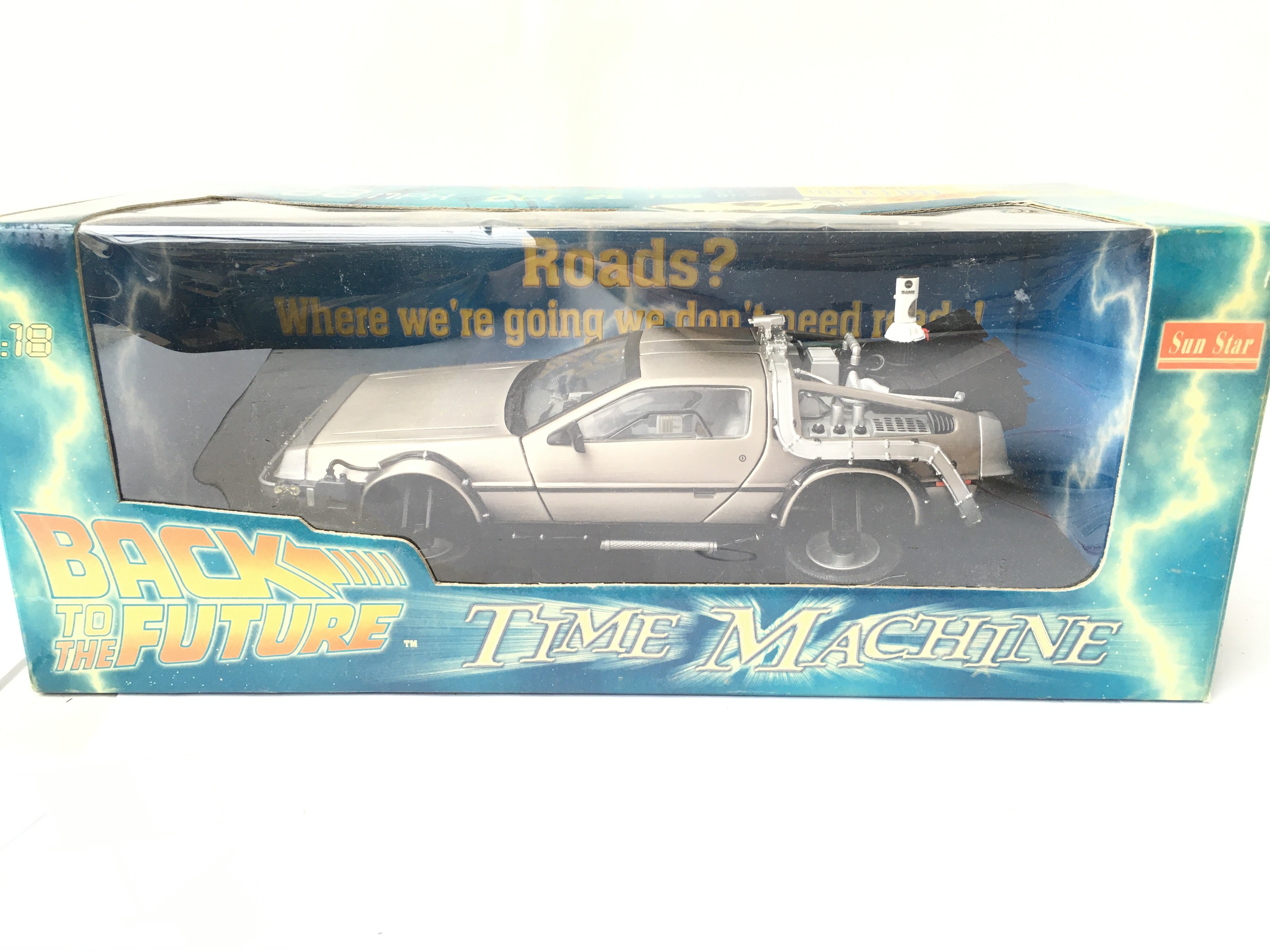 A Boxed Sun Star Die Cast Back to The Future Time