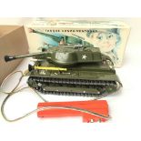 A Boxed Spanish remote control Tank.