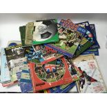 A Collection of football programmes and magazines.