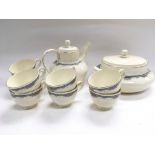 A Royal Doulton tea and dinner set in 'Albany' pat