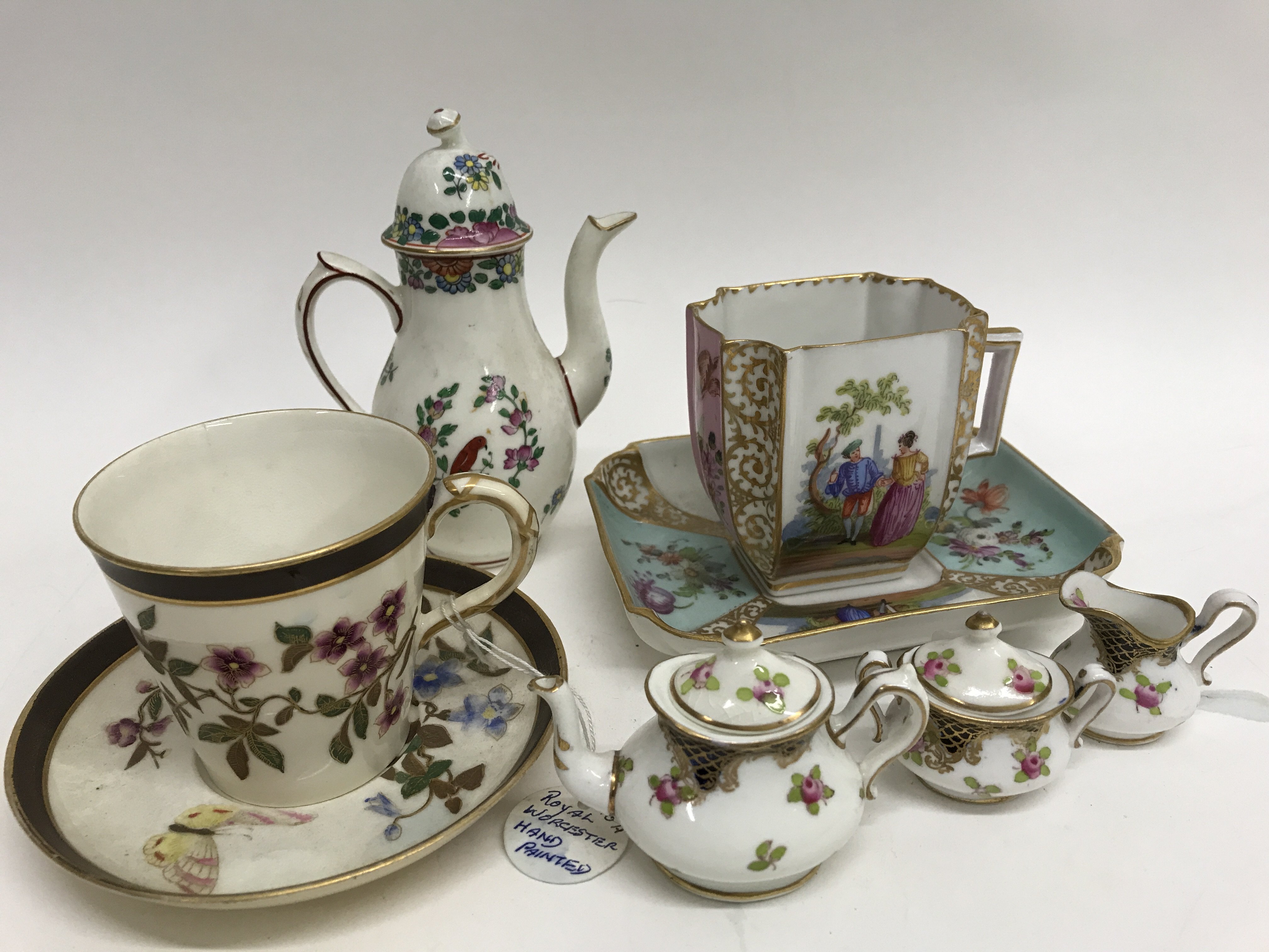 A Collection Of ceramics including Royal Worcester