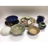 A small collection of Oriental ceramics comprising