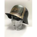 A WW1 German memorial Stahlhelm helmet that was fo