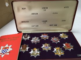 London Fire Brigade Historic Badges, limited editi