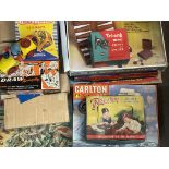 A collection of vintage Scalextric Set 90, with cars, controller & various boxed games etc. (games m