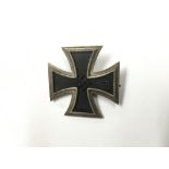 A WW2 German Iron Cross 1st class and award certif