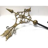 Small wall mounted weather vane