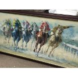 A collection of limited edition horse racing print