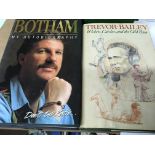 Two signed Cricket personalities autobiographyIan