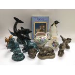 A collection of Poole pottery comprising mainly fi