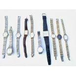Various ladies watches stainless steel and gold effect - NO RESERVE