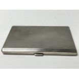 A silver cigarette case weighing approximately 199