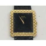 A Quality ladies gold cased genuine Piaget watch w