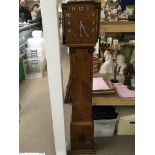 An Art Deco grandmother clock. Measuring approxima