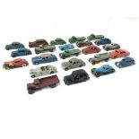 Collection of assorted Playworn Dinky Vehicles - N