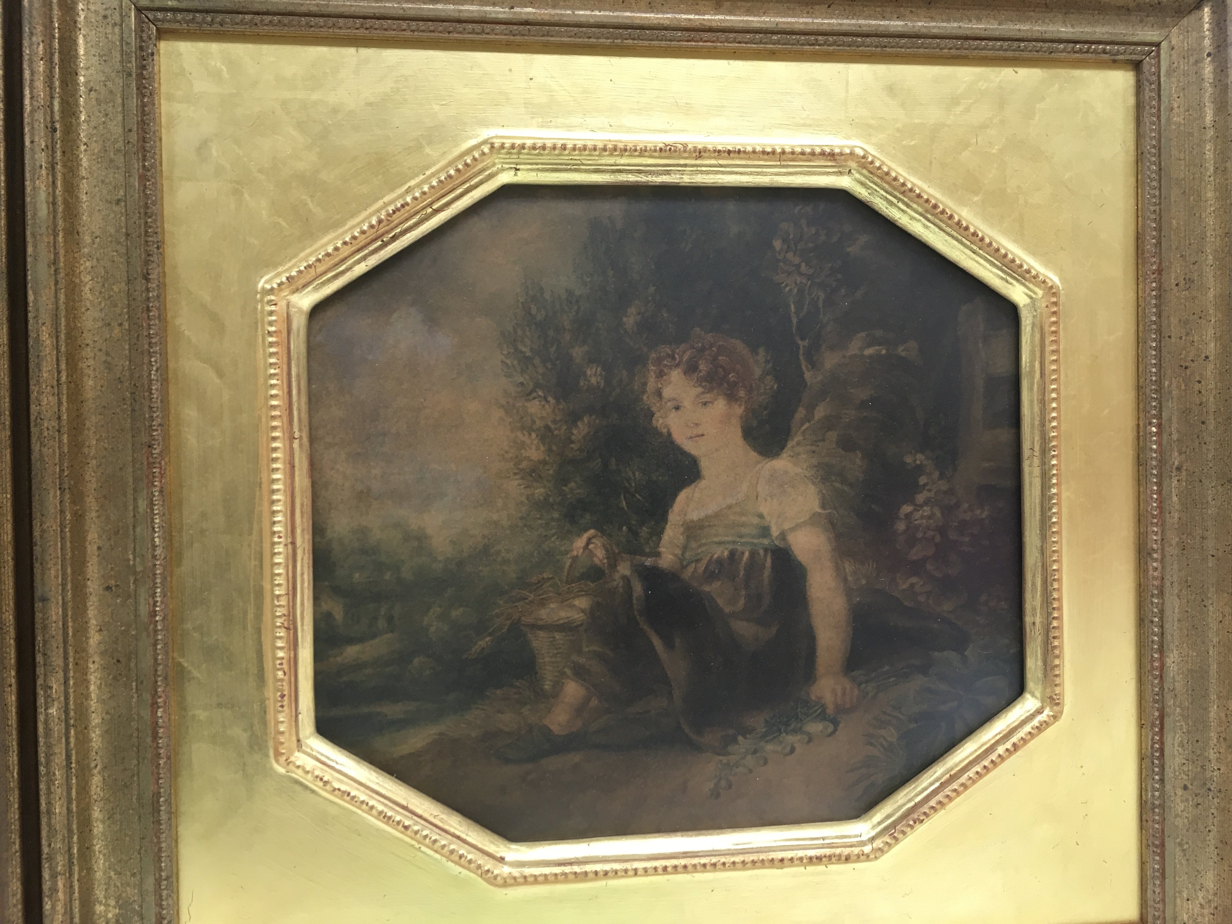 A pair of gilt framed watercolours attributed to J - Image 2 of 2