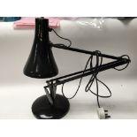 A black angle poise lamp - NO RESERVE