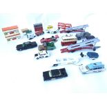 Collection of assorted Playworn Vehicles including Dinky and Corgi - NO RESERVE