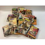 A collection of War and Battle picture monthly World War Two comics and magazines, together with Air